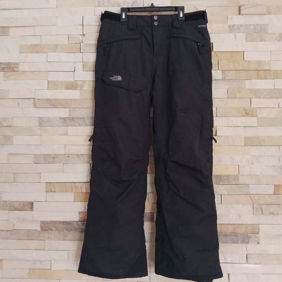 North Face Womens Snowboard Ski Snow Pants Black Small Ladies Waterproof Suit S - Picture 1 of 7